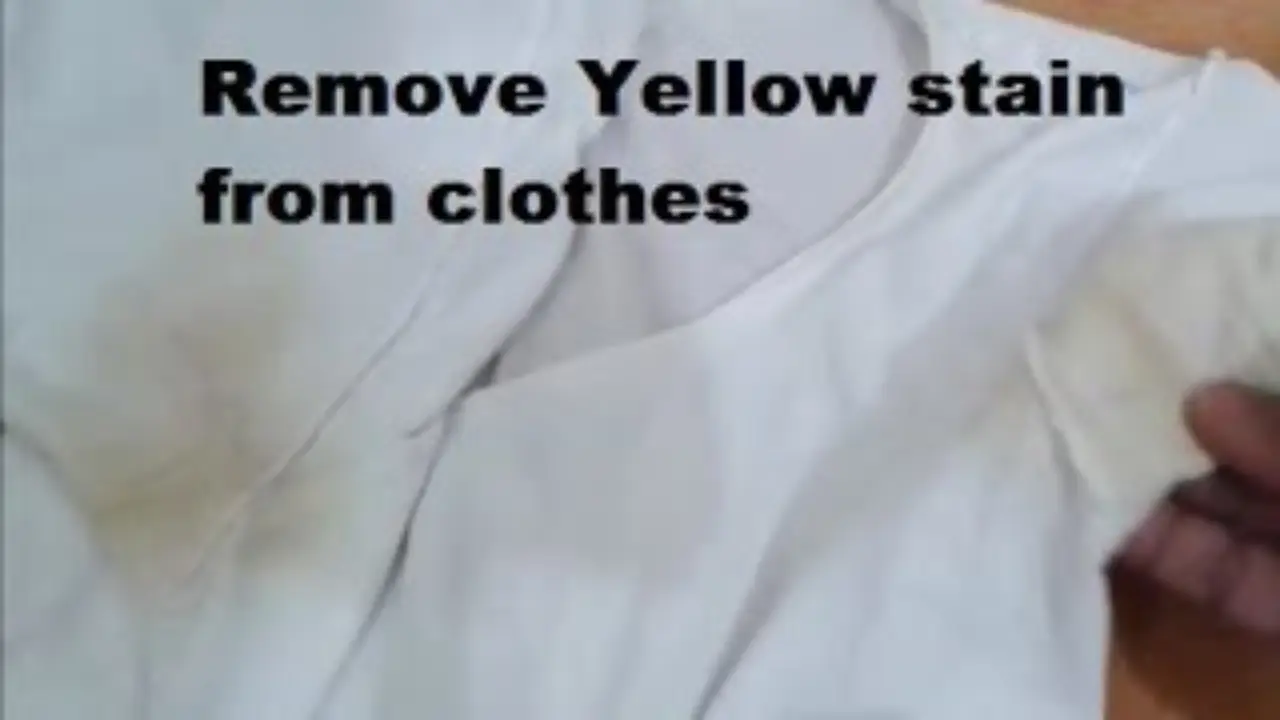How to Keep Yellow From Staining White Shirts